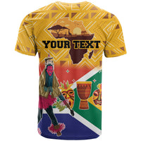 Personalized South Africa Heritage Day T Shirt With Traditional Dancer - Wonder Print Shop
