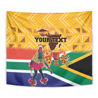 Personalized South Africa Heritage Day Tapestry With Traditional Dancer - Wonder Print Shop