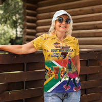 Personalized South Africa Heritage Day Women Polo Shirt With Traditional Dancer - Wonder Print Shop