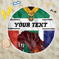 Personalized South Africa Heritage Day Beach Blanket Flag Style - Wonder Print Shop