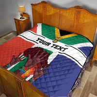 Personalized South Africa Heritage Day Quilt Flag Style - Wonder Print Shop