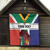 Personalized South Africa Heritage Day Quilt Flag Style - Wonder Print Shop