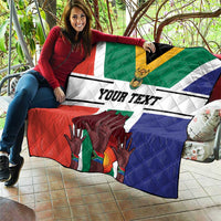 Personalized South Africa Heritage Day Quilt Flag Style - Wonder Print Shop