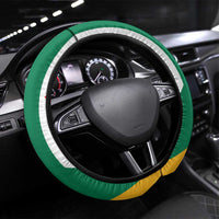 South Africa Heritage Day Steering Wheel Cover Flag Style - Wonder Print Shop