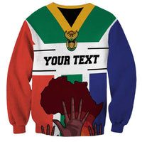 Personalized South Africa Heritage Day Sweatshirt Flag Style - Wonder Print Shop