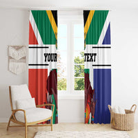 Personalized South Africa Heritage Day Window Curtain Flag Style - Wonder Print Shop