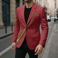 Custom Saint Kitts And Nevis Football Blazer Sugar Boyz Red Version - Wonder Print Shop