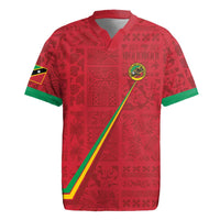 Custom Saint Kitts And Nevis Football Rugby Jersey Sugar Boyz Red Version - Wonder Print Shop