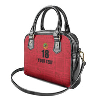 Custom Saint Kitts And Nevis Football Shoulder Handbag Sugar Boyz Red Version - Wonder Print Shop