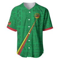 Custom Saint Kitts And Nevis Football Baseball Jersey Sugar Boyz Green Version - Wonder Print Shop