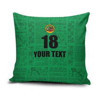 Custom Saint Kitts And Nevis Football Pillow Cover Sugar Boyz Green Version - Wonder Print Shop