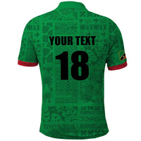 Custom Saint Kitts And Nevis Football Polo Shirt Sugar Boyz Green Version - Wonder Print Shop