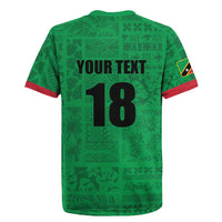 Custom Saint Kitts And Nevis Football Rugby Jersey Sugar Boyz Green Version - Wonder Print Shop