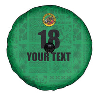 Custom Saint Kitts And Nevis Football Spare Tire Cover Sugar Boyz Green Version - Wonder Print Shop