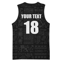 Custom Saint Kitts And Nevis Football Basketball Jersey Sugar Boyz Black Version - Wonder Print Shop