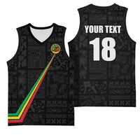 Custom Saint Kitts And Nevis Football Basketball Jersey Sugar Boyz Black Version - Wonder Print Shop