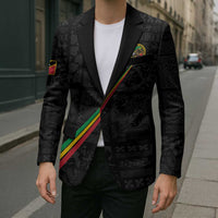 Custom Saint Kitts And Nevis Football Blazer Sugar Boyz Black Version - Wonder Print Shop