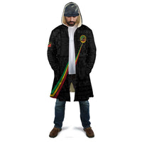 Custom Saint Kitts And Nevis Football Cloak Sugar Boyz Black Version - Wonder Print Shop