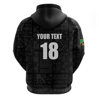 Custom Saint Kitts And Nevis Football Hoodie Sugar Boyz Black Version - Wonder Print Shop
