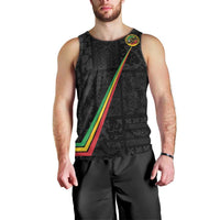 Custom Saint Kitts And Nevis Football Men Tank Top Sugar Boyz Black Version - Wonder Print Shop