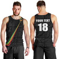 Custom Saint Kitts And Nevis Football Men Tank Top Sugar Boyz Black Version - Wonder Print Shop