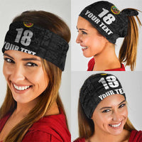 Custom Saint Kitts And Nevis Football Neck Gaiter Sugar Boyz Black Version - Wonder Print Shop