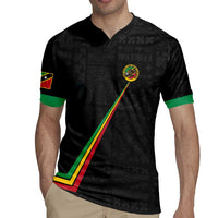 Custom Saint Kitts And Nevis Football Rugby Jersey Sugar Boyz Black Version - Wonder Print Shop