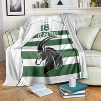 Custom Zimbabwe Rugby Blanket The Sables Go Champion - Wonder Print Shop