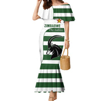 Custom Zimbabwe Rugby Family Matching Mermaid Dress and Hawaiian Shirt The Sables Go Champion - Wonder Print Shop