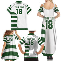 Custom Zimbabwe Rugby Family Matching Summer Maxi Dress and Hawaiian Shirt The Sables Go Champion - Wonder Print Shop