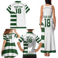 Custom Zimbabwe Rugby Family Matching Tank Maxi Dress and Hawaiian Shirt The Sables Go Champion - Wonder Print Shop