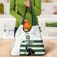 Custom Zimbabwe Rugby Grocery Bag The Sables Go Champion - Wonder Print Shop