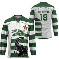 Custom Zimbabwe Rugby Hockey Jersey The Sables Go Champion - Wonder Print Shop