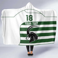 Custom Zimbabwe Rugby Hooded Blanket The Sables Go Champion - Wonder Print Shop