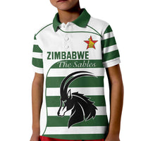 Custom Zimbabwe Rugby Kid Polo Shirt The Sables Go Champion - Wonder Print Shop