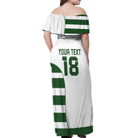 Custom Zimbabwe Rugby Off Shoulder Maxi Dress The Sables Go Champion - Wonder Print Shop