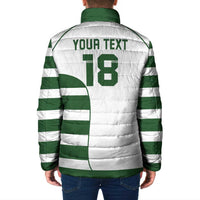 Custom Zimbabwe Rugby Padded Jacket The Sables Go Champion - Wonder Print Shop