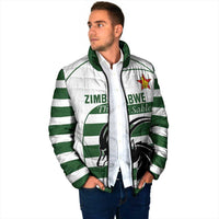 Custom Zimbabwe Rugby Padded Jacket The Sables Go Champion - Wonder Print Shop