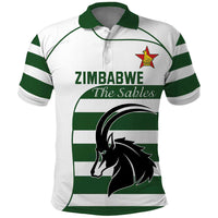 Custom Zimbabwe Rugby Polo Shirt The Sables Go Champion - Wonder Print Shop
