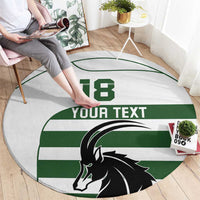 Custom Zimbabwe Rugby Round Carpet The Sables Go Champion - Wonder Print Shop