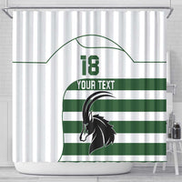 Custom Zimbabwe Rugby Shower Curtain The Sables Go Champion - Wonder Print Shop
