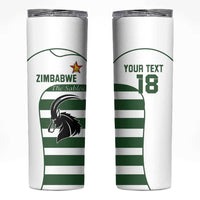 Custom Zimbabwe Rugby Skinny Tumbler The Sables Go Champion - Wonder Print Shop