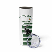 Custom Zimbabwe Rugby Skinny Tumbler The Sables Go Champion - Wonder Print Shop