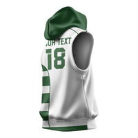 Custom Zimbabwe Rugby Sleeveless Hoodie The Sables Go Champion - Wonder Print Shop