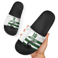 Custom Zimbabwe Rugby Slide Sandals The Sables Go Champion - Wonder Print Shop