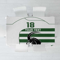 Custom Zimbabwe Rugby Tablecloth The Sables Go Champion - Wonder Print Shop