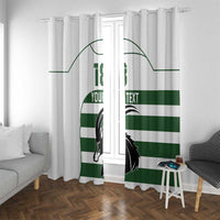 Custom Zimbabwe Rugby Window Curtain The Sables Go Champion - Wonder Print Shop