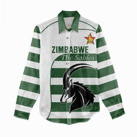 Custom Zimbabwe Rugby Women Casual Shirt The Sables Go Champion - Wonder Print Shop