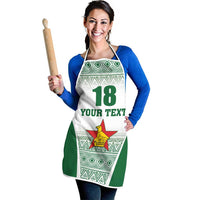 Custom Zimbabwe Rugby Apron Sables African Patterns - Wonder Print Shop