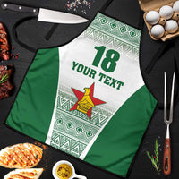 Custom Zimbabwe Rugby Apron Sables African Patterns - Wonder Print Shop